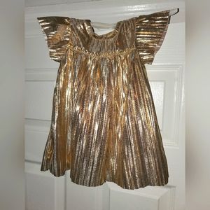 OSHKOSH B'gosh gold dress size 12m